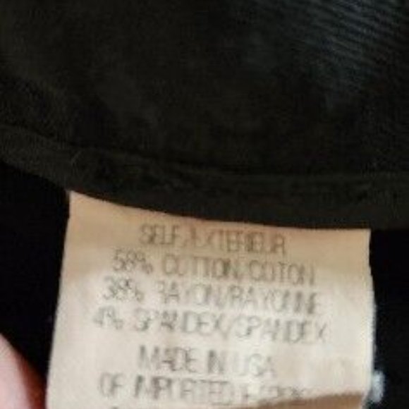 Theory Dress Pants Womens 4 Black Ines Tailored Wool-Spandex Trousers Low Rise - Picture 9 of 9